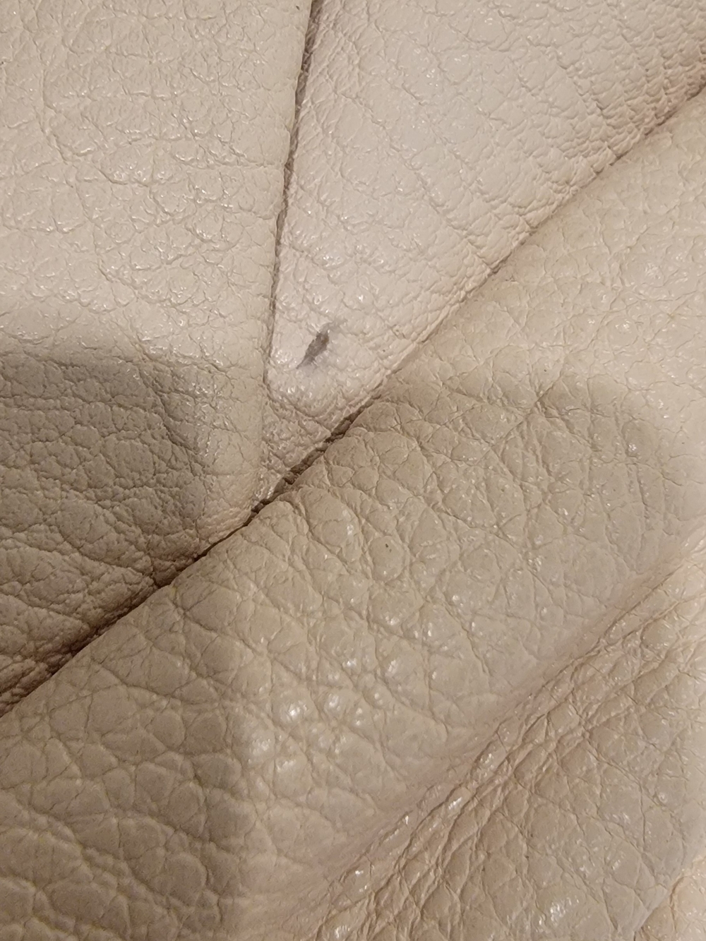 Marc Jacobs Classic Q Natasha Large Crossbody Beige Pebbled Leather Y2K Vintage - Picture 8 of 13
